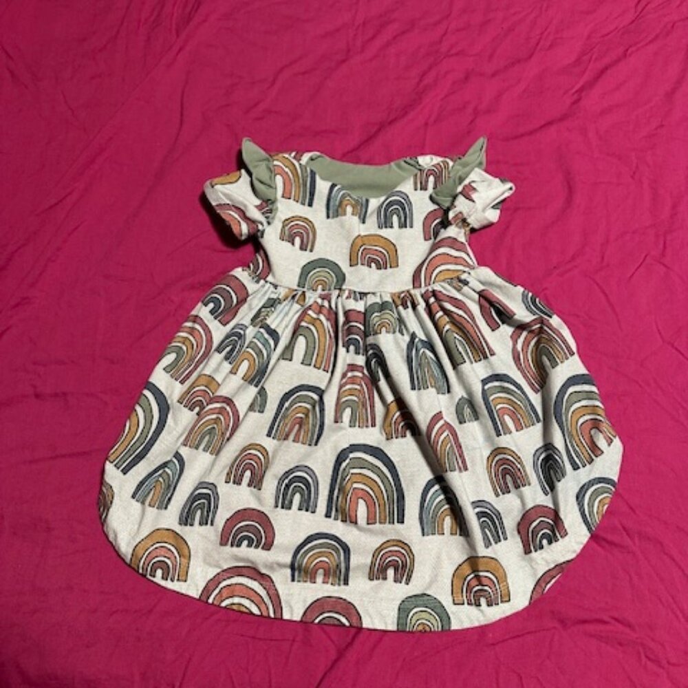 Rainbow dress size 1-2 T - Picture 2 of 2
